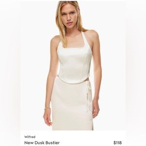 NWT Aritzia Wilfred New Dusk Bustier